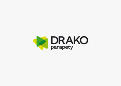 Opracowanie logo firmowego oraz materiałów reklamowych Drako Parapety