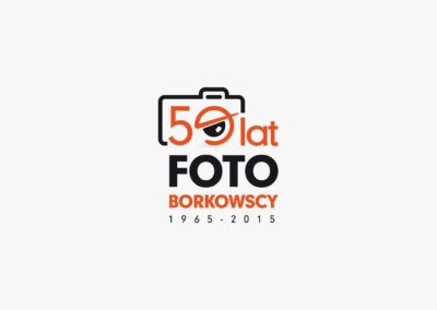 Opracowanie logo jubileuszowego oraz layoutu firmowej strony internetowej Foto Borkowscy
