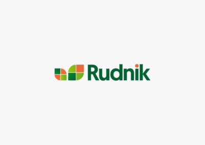 Budowa marki. Rebranding logo firmowego, opracowanie elementów księgi znaku, materiałów promocyjnych oraz katalogów reklamowych Rudnik